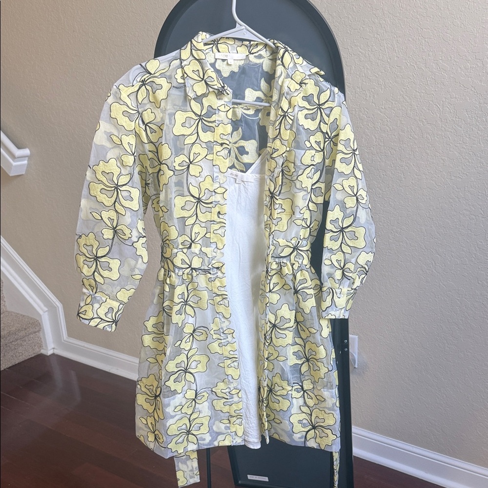 Floral Yellow Women's Jacket